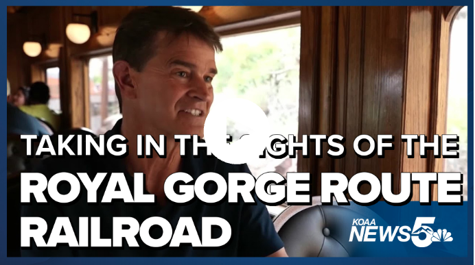 KOAA Taking in the Sights & Sounds of the Royal Gorge Route Railroad. 